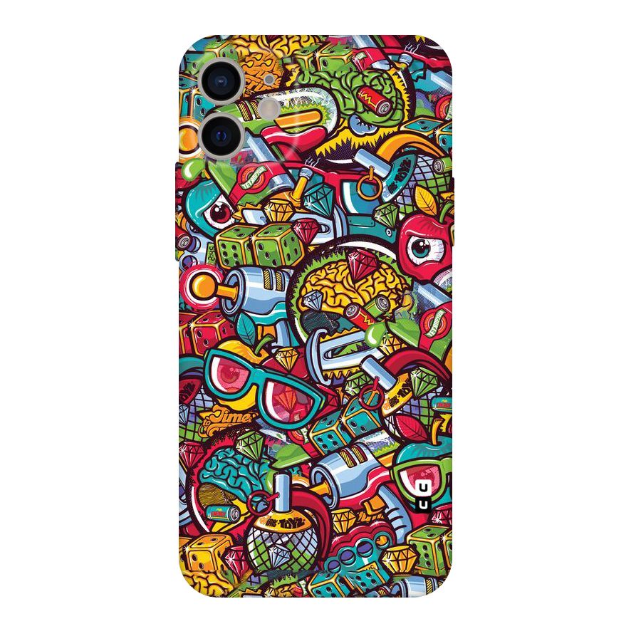 Retro Diamond Design Original Polycarbonate Back Case for iPhone 11