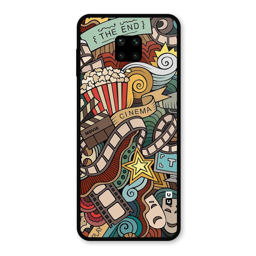 Retro Doodle Art Metal Back Case for Poco M2 Pro