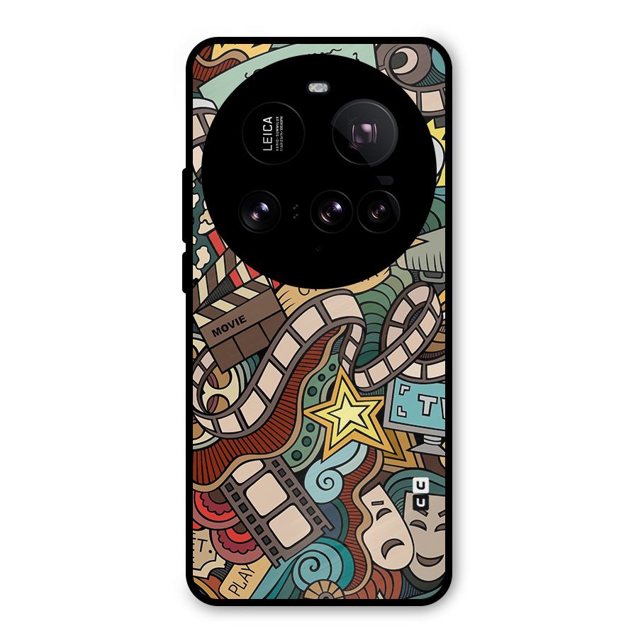 Retro Doodle Art Metal Back Case for Xiaomi 15 Ultra