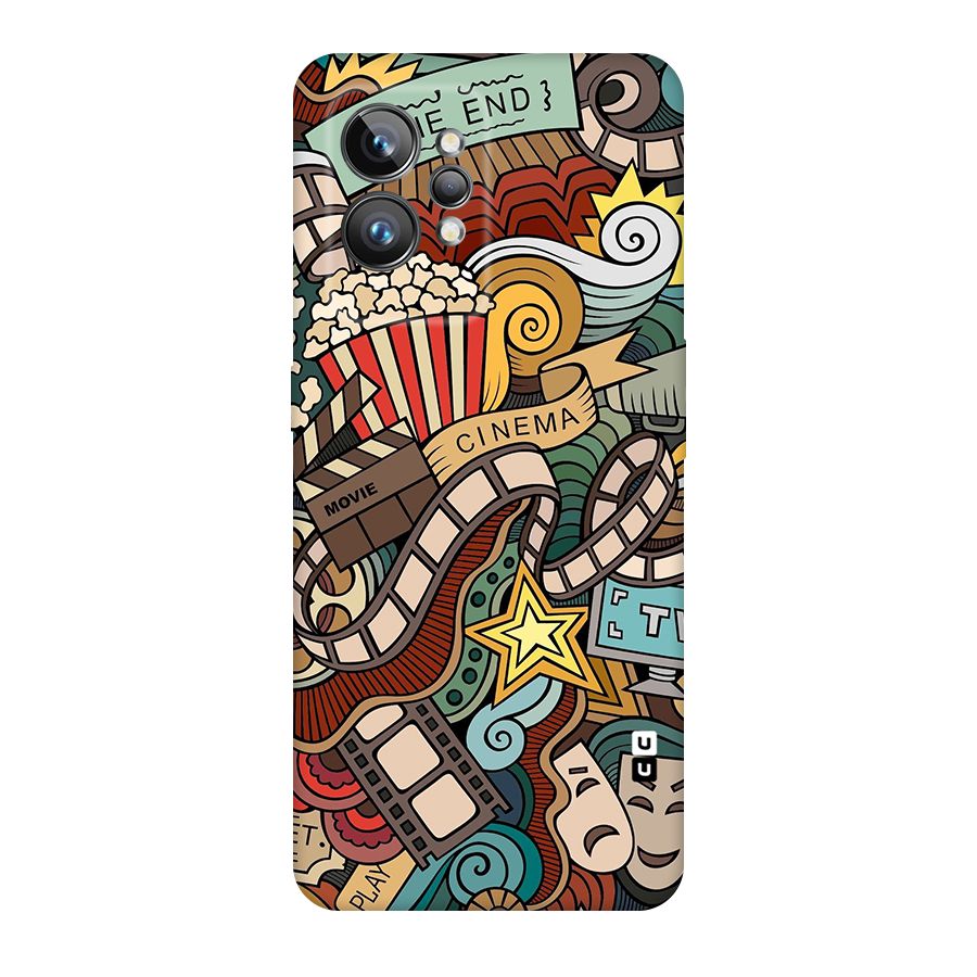 Retro Doodle Art Original Polycarbonate Back Case for Realme GT2 Pro