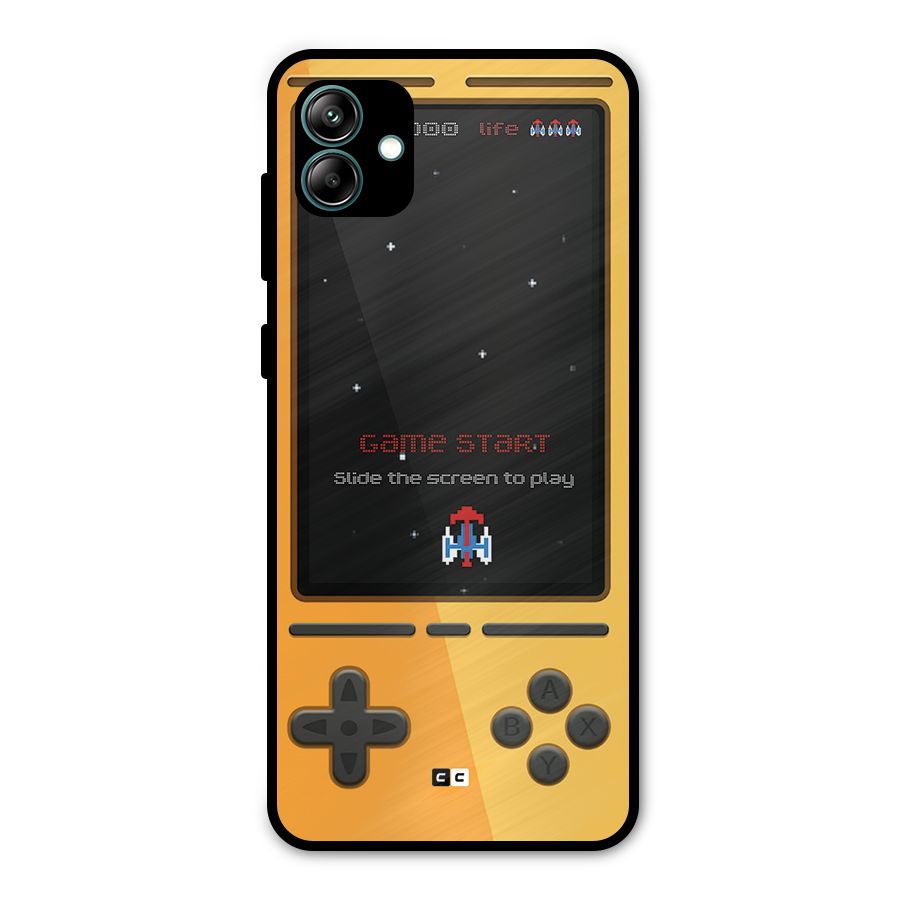 Retro Gamepad Metal Back Case for Galaxy A04
