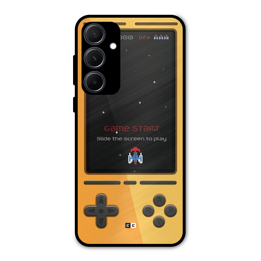Retro Gamepad Metal Back Case for Galaxy A35