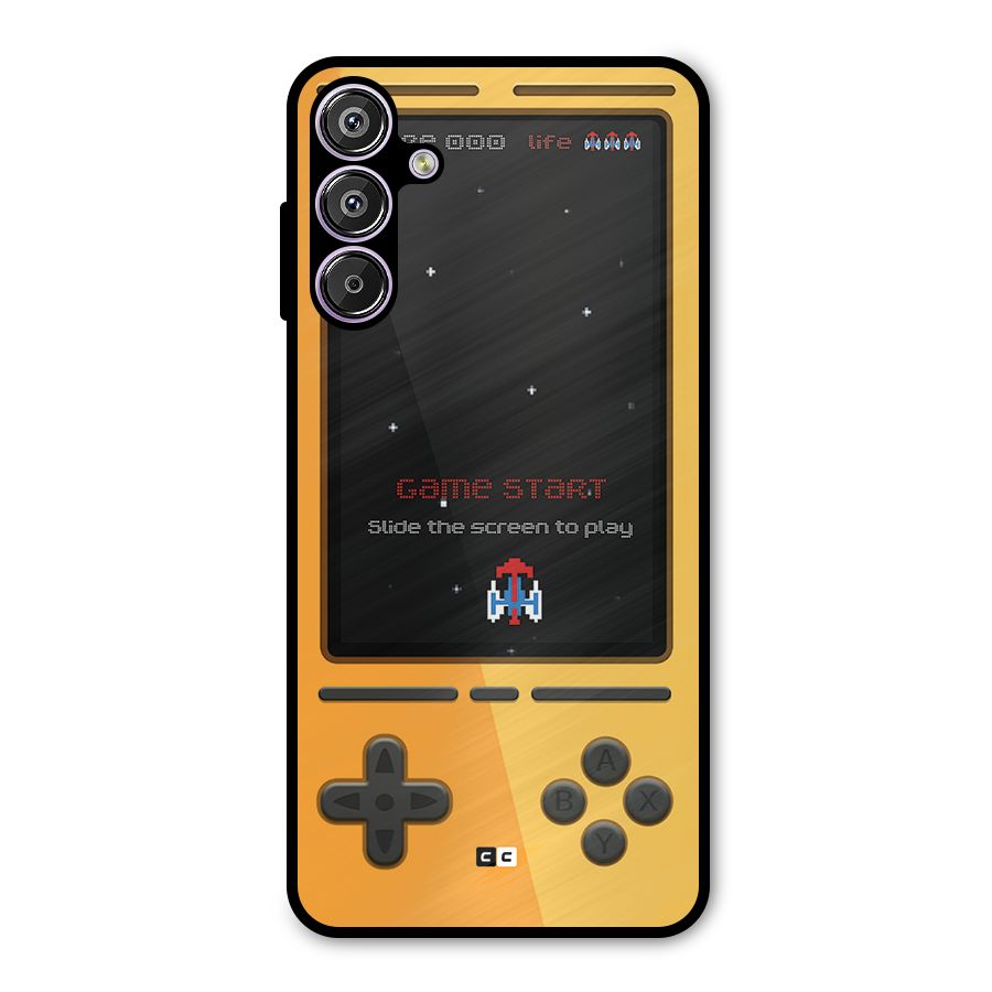 Retro Gamepad Metal Back Case for Galaxy M15
