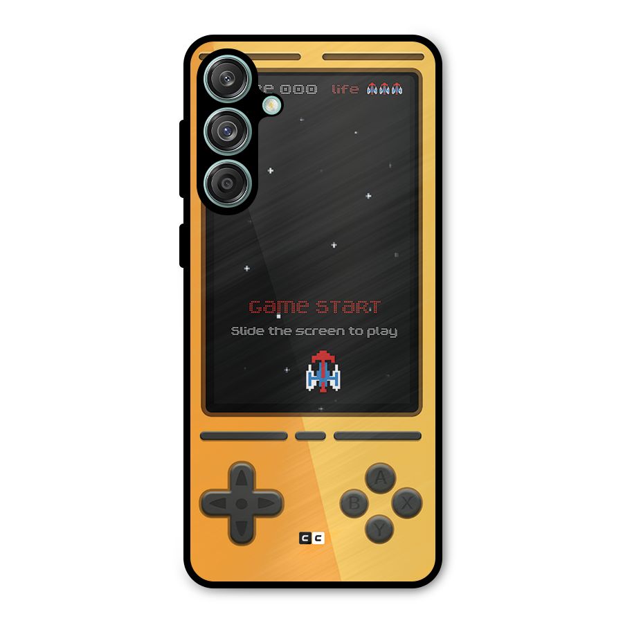 Retro Gamepad Metal Back Case for Galaxy M55 5G