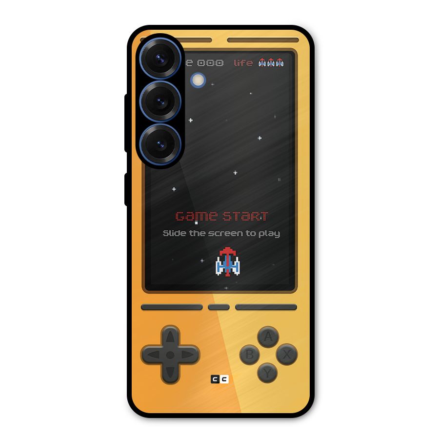 Retro Gamepad Metal Back Case for Galaxy S25