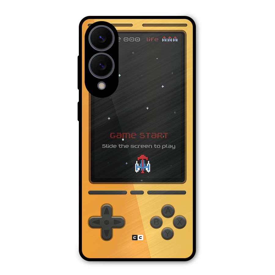 Retro Gamepad Metal Back Case for Galaxy S25 Edge