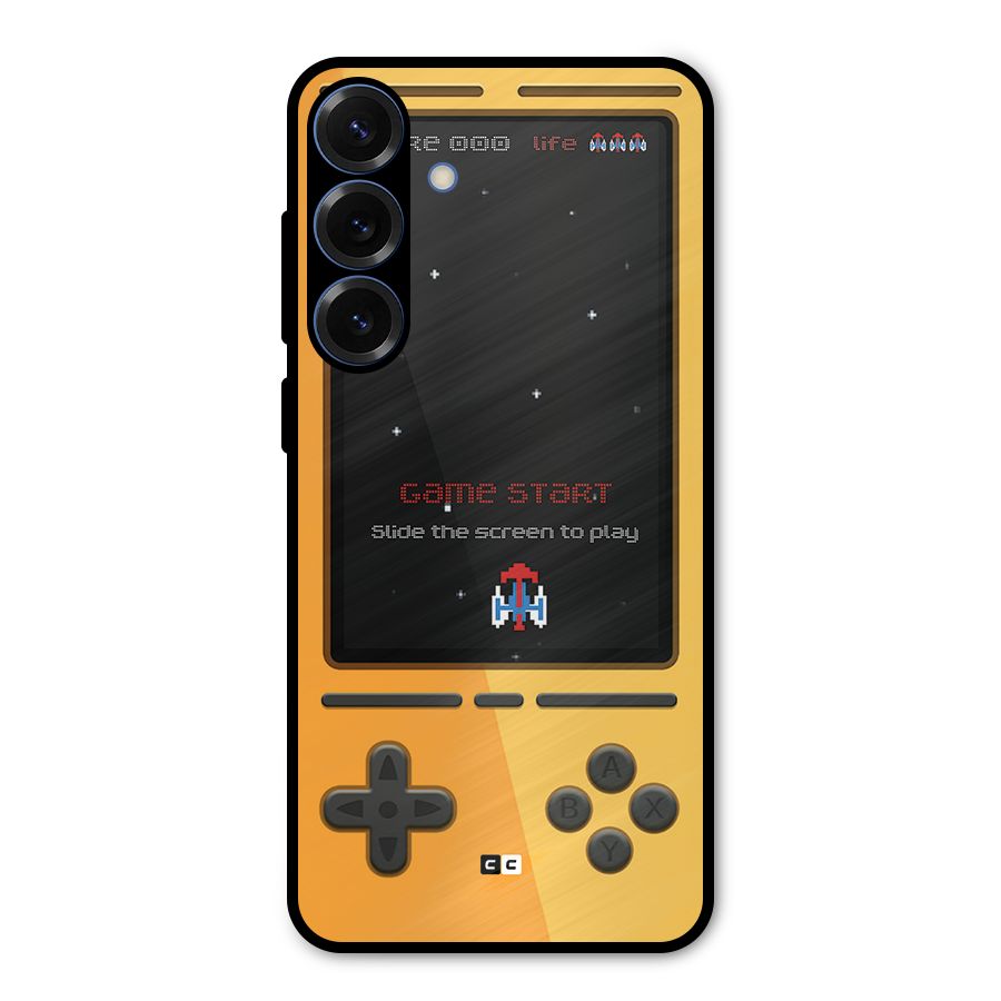 Retro Gamepad Metal Back Case for Galaxy S25 Plus