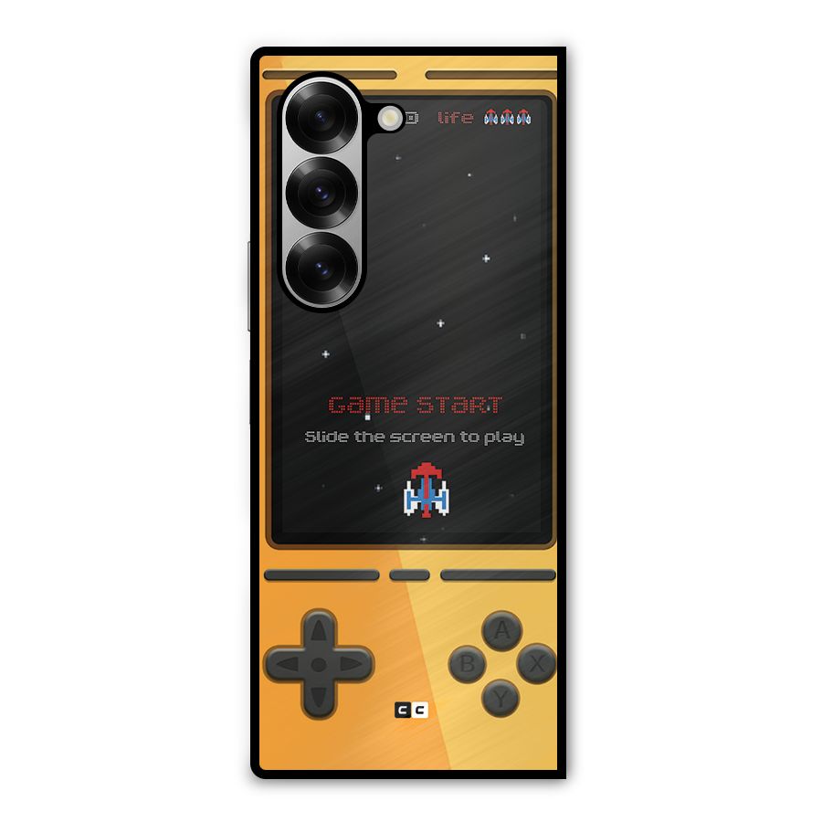Retro Gamepad Metal Back Case for Galaxy Z Fold6
