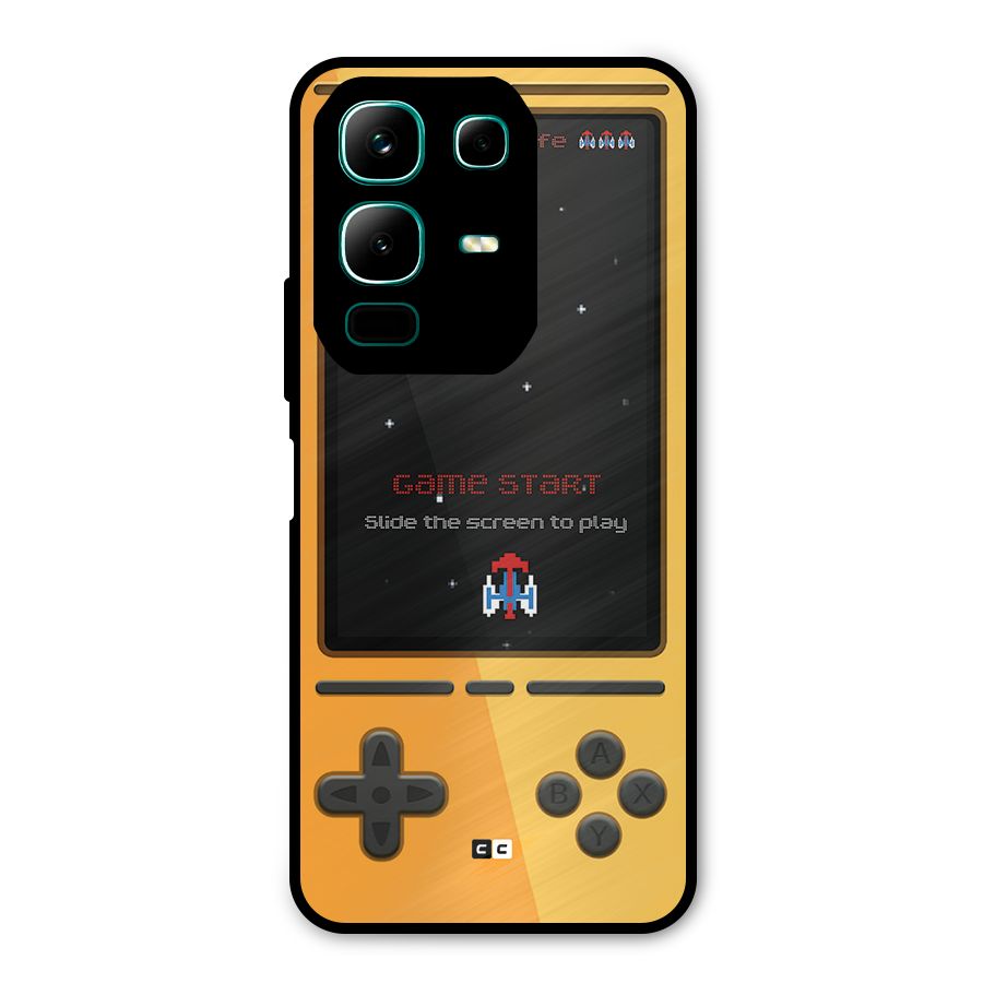 Retro Gamepad Metal Back Case for Infinix Note 50x
