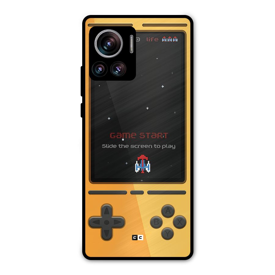 Retro Gamepad Metal Back Case for Motorola Edge 30 Ultra