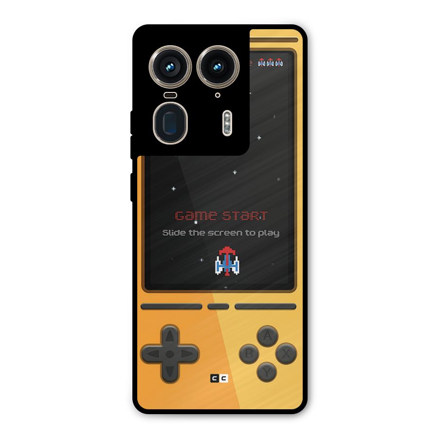 Retro Gamepad Metal Back Case for Motorola Edge 50 Ultra