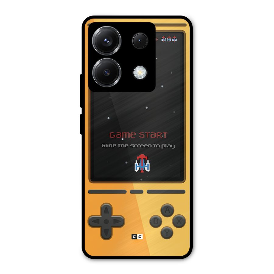 Retro Gamepad Metal Back Case for Poco X6