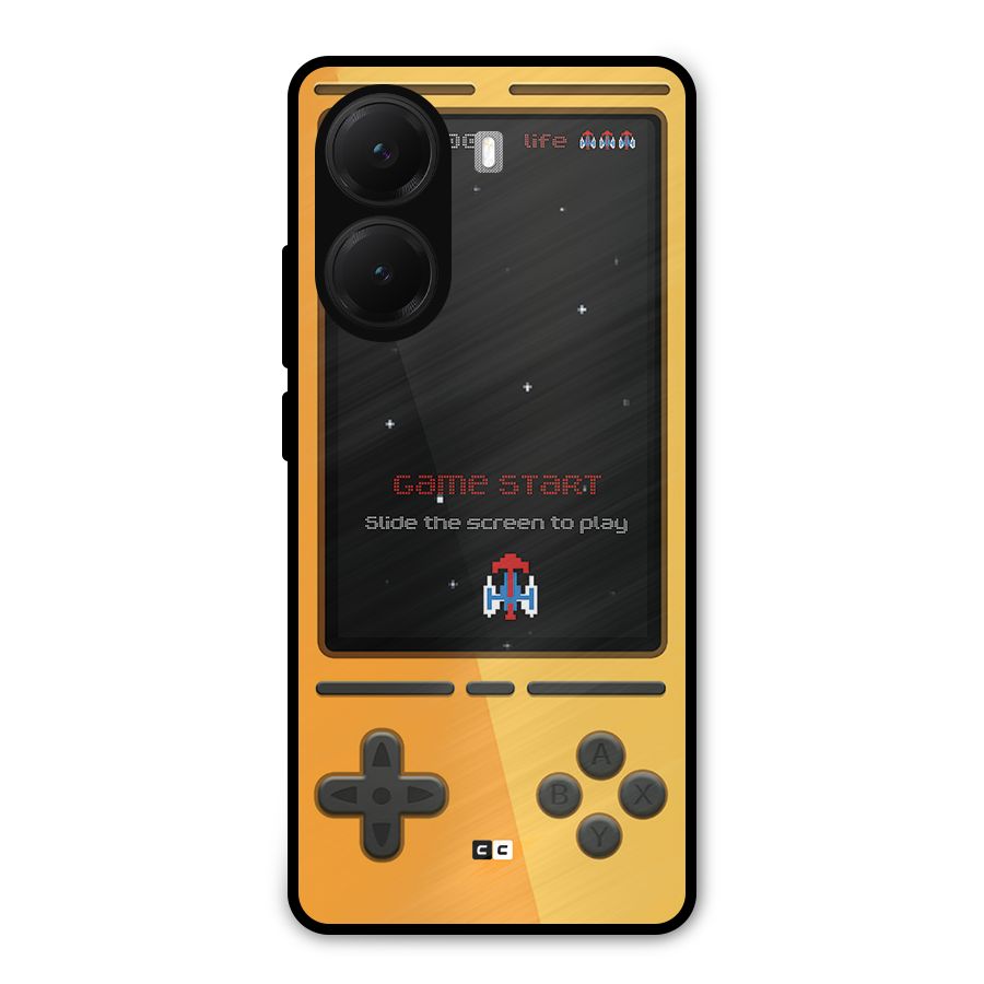 Retro Gamepad Metal Back Case for Poco X7 Pro