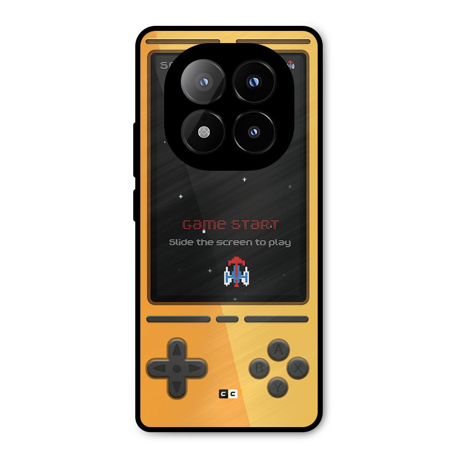 Retro Gamepad Metal Back Case for Redmi Note 14 Pro Plus 5G