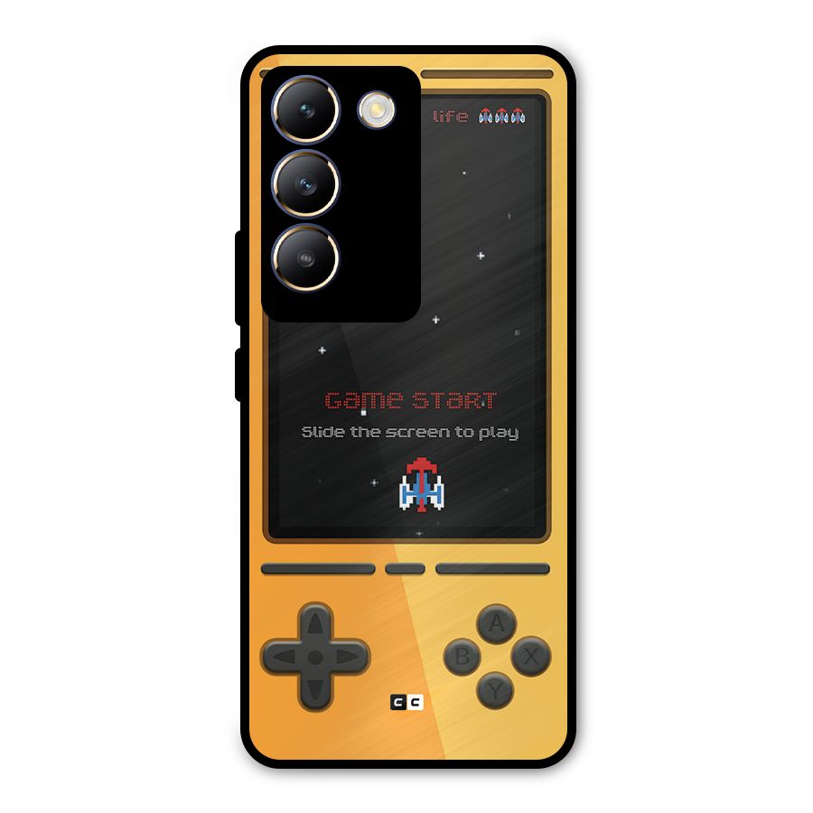 Retro Gamepad Metal Back Case for Vivo T3 5G