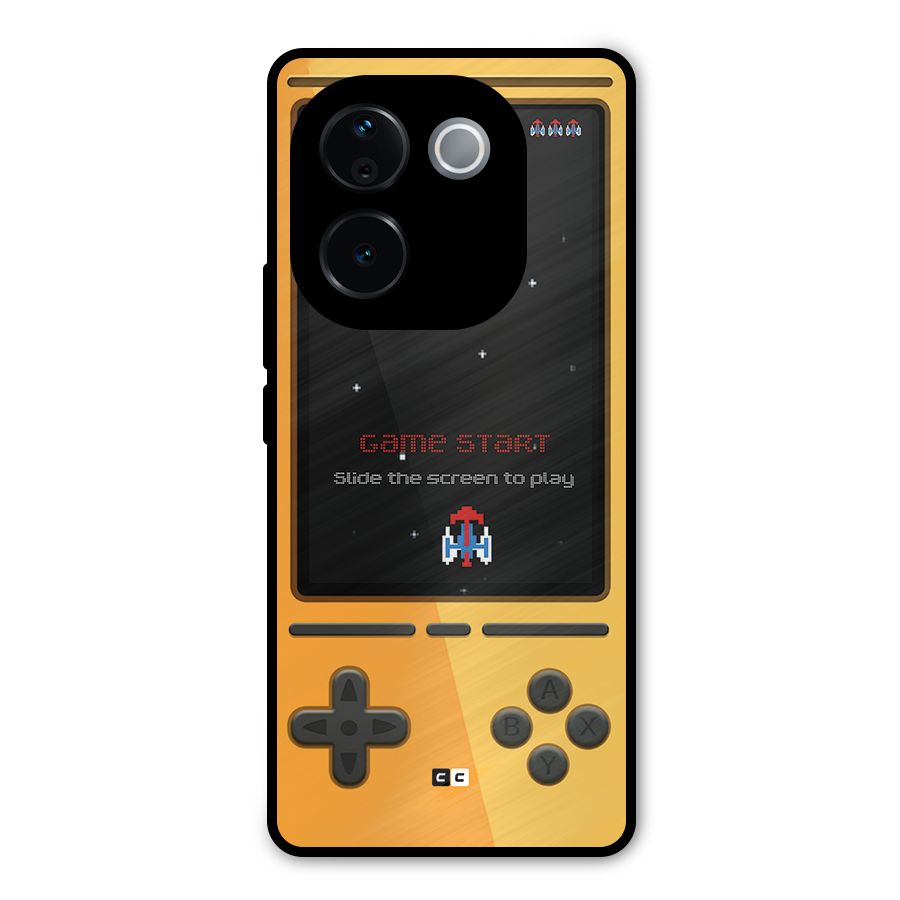 Retro Gamepad Metal Back Case for Vivo T3 Pro