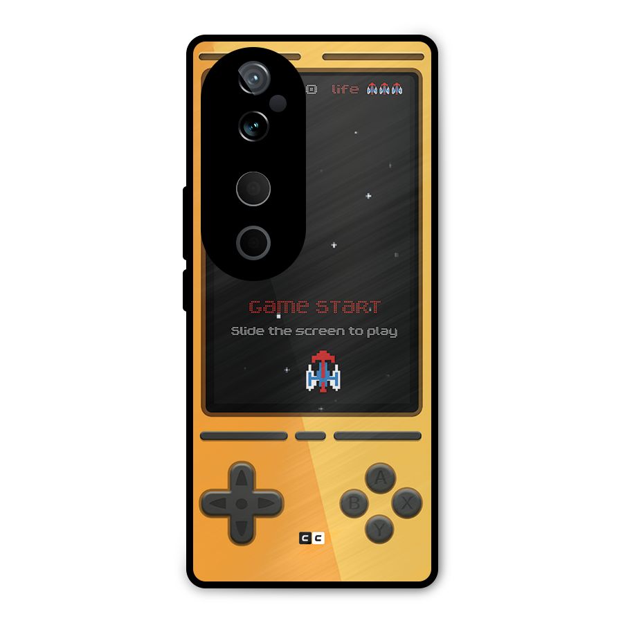 Retro Gamepad Metal Back Case for Vivo T3 Ultra