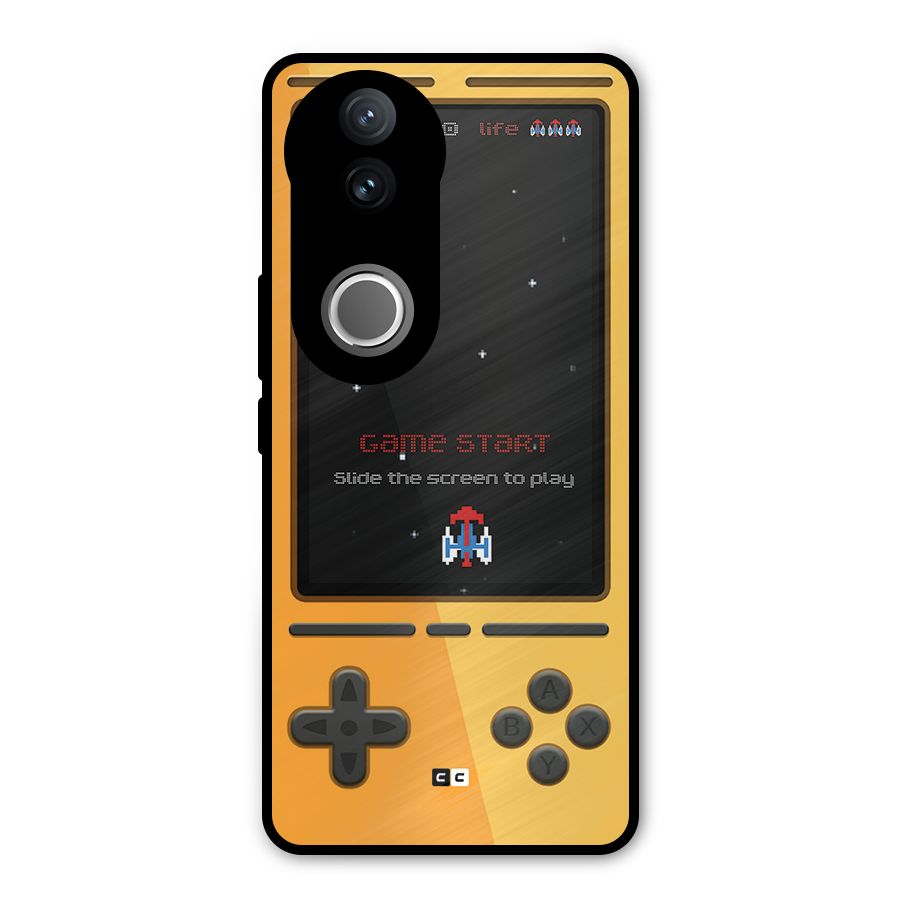 Retro Gamepad Metal Back Case for Vivo V50e