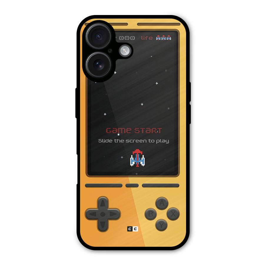 Retro Gamepad Metal Back Case for iPhone 16