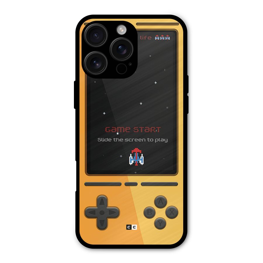 Retro Gamepad Metal Back Case for iPhone 16 Pro Max