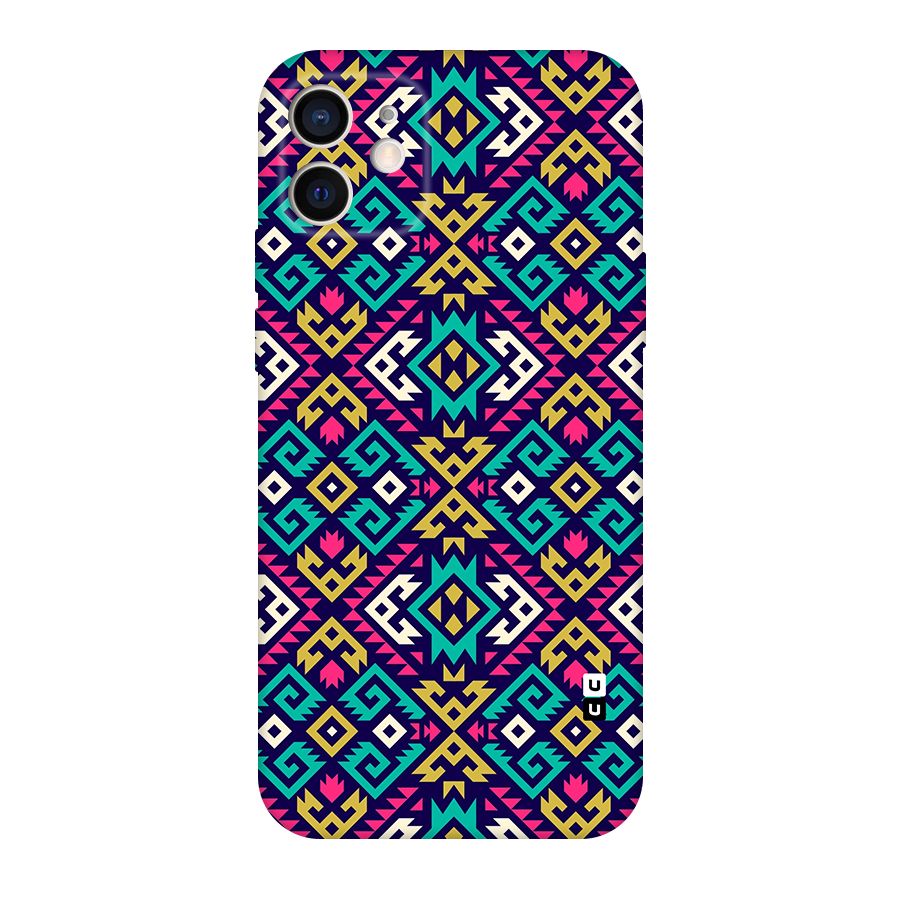 Retro Geometric Pattern Original Polycarbonate Back Case for iPhone 12