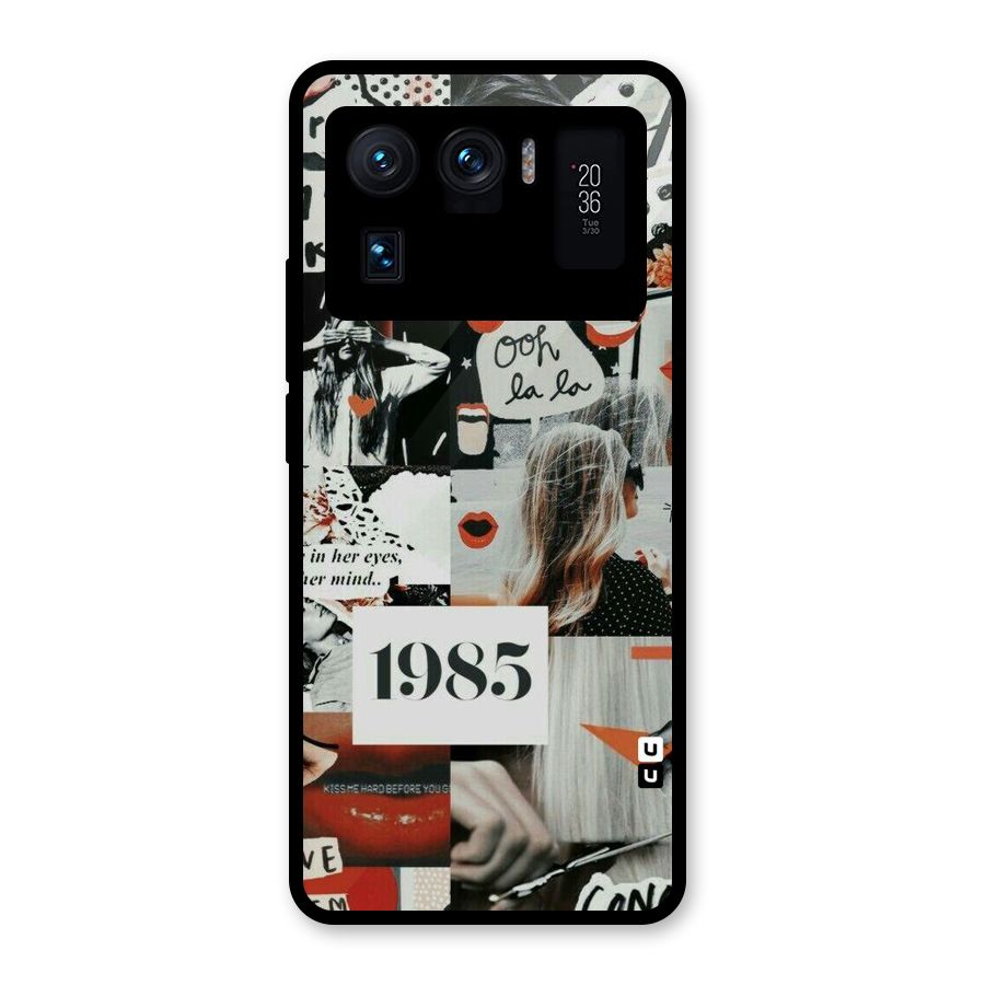 Retro Pattern Glass Back Case for Mi 11 Ultra