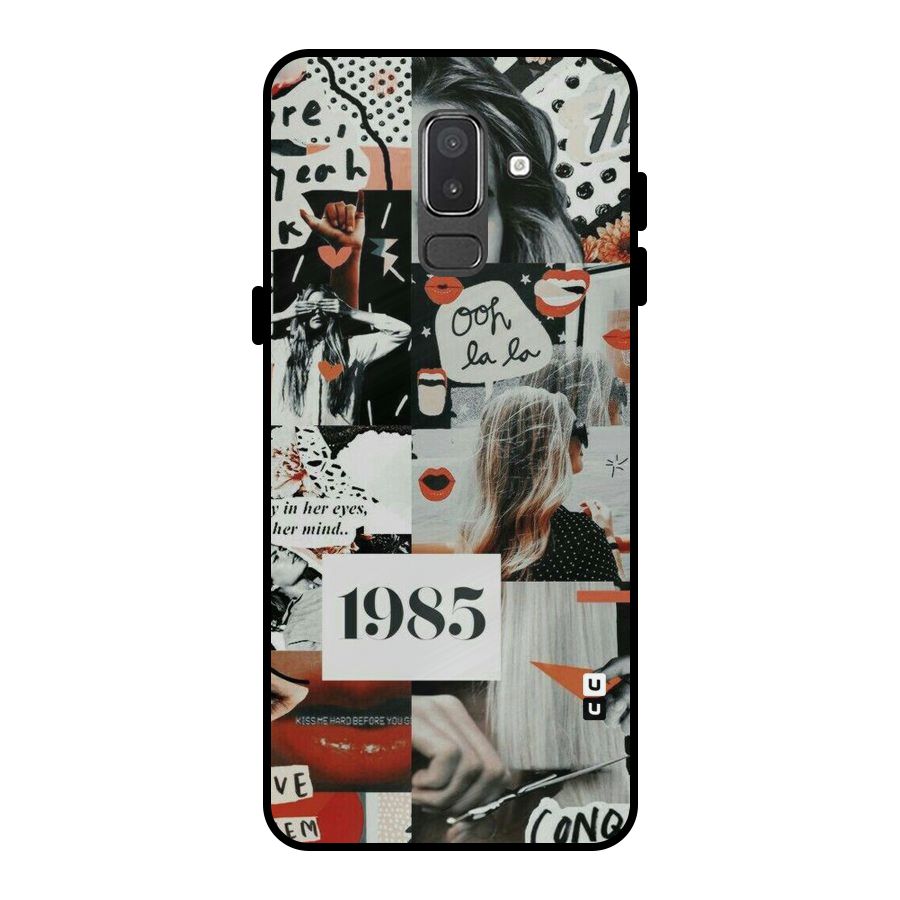 Retro Pattern Metal Back Case for Galaxy On8 (2018)