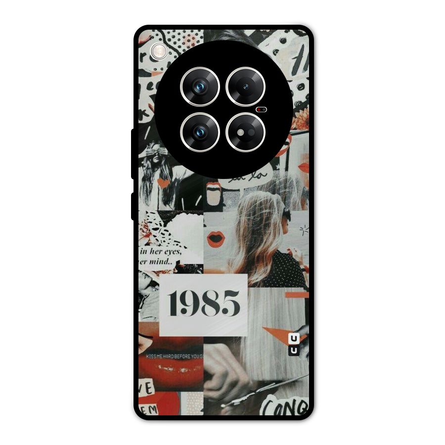 Retro Pattern Metal Back Case for Infinix Zero 40 5G