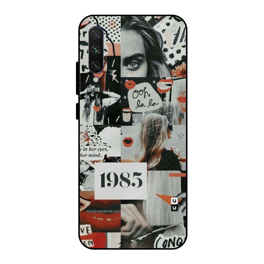 Retro Pattern Metal Back Case for Mi A3