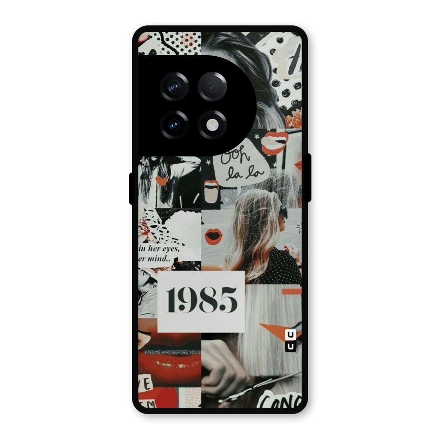 Retro Pattern Metal Back Case for OnePlus 11R