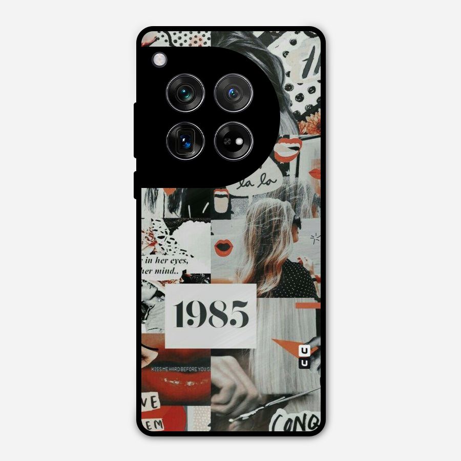 Retro Pattern Metal Back Case for OnePlus 12