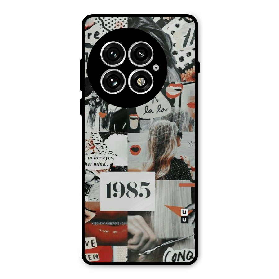 Retro Pattern Metal Back Case for OnePlus 13