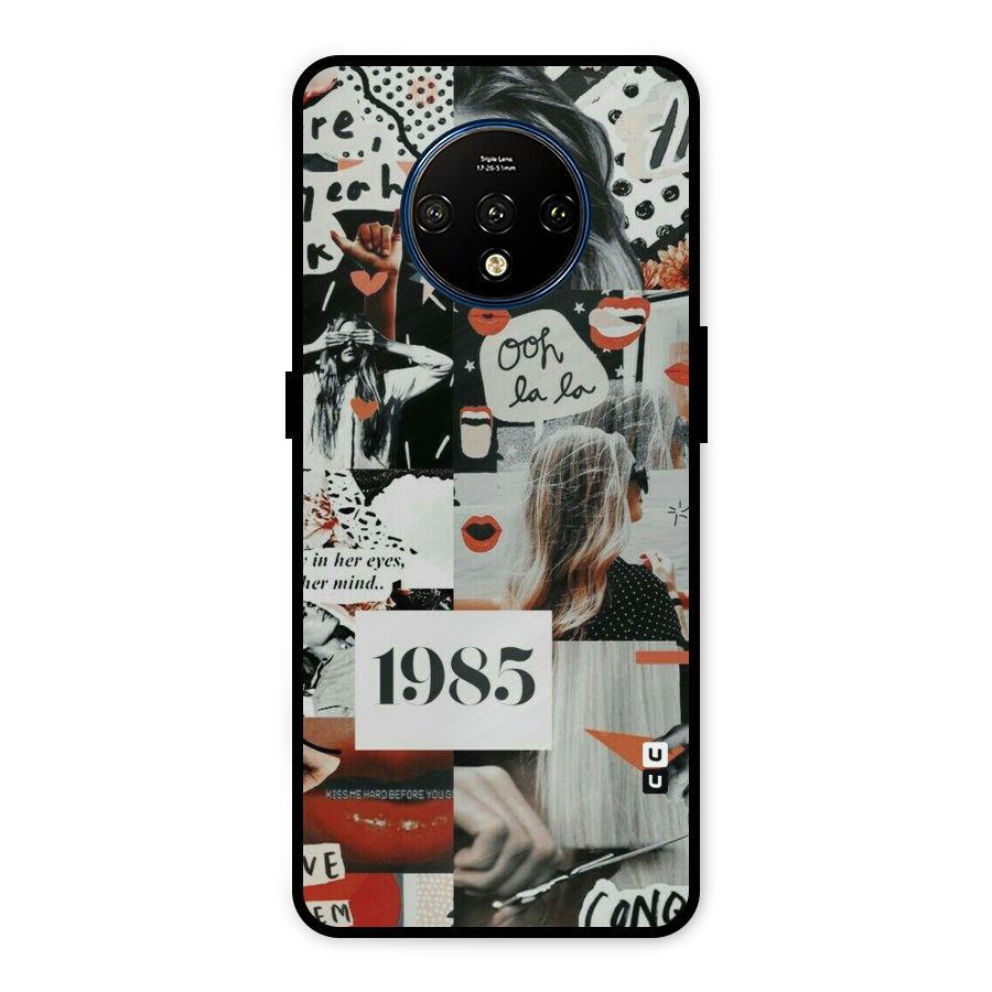 Retro Pattern Metal Back Case for OnePlus 7T