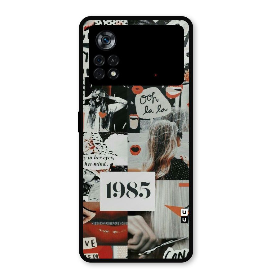 Retro Pattern Metal Back Case for Poco X4 Pro 5G
