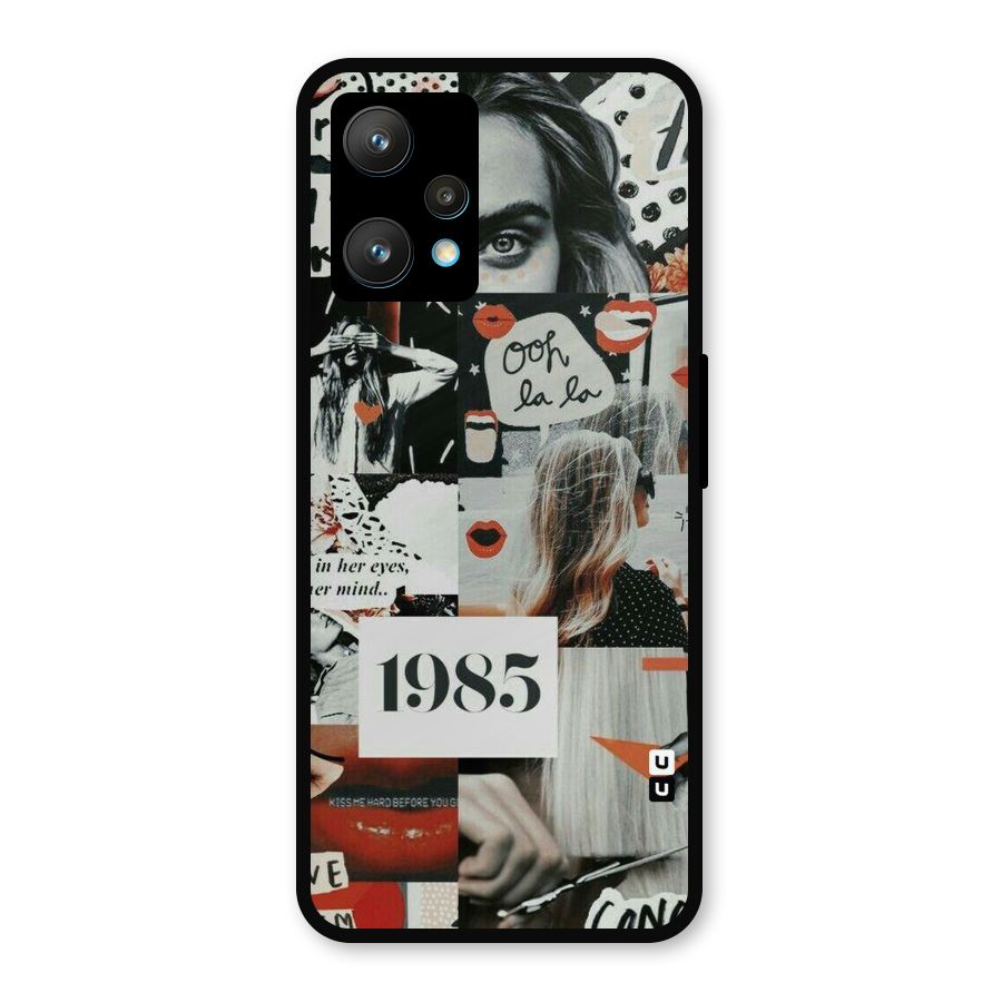 Retro Pattern Metal Back Case for Realme 9 Pro Plus 5G