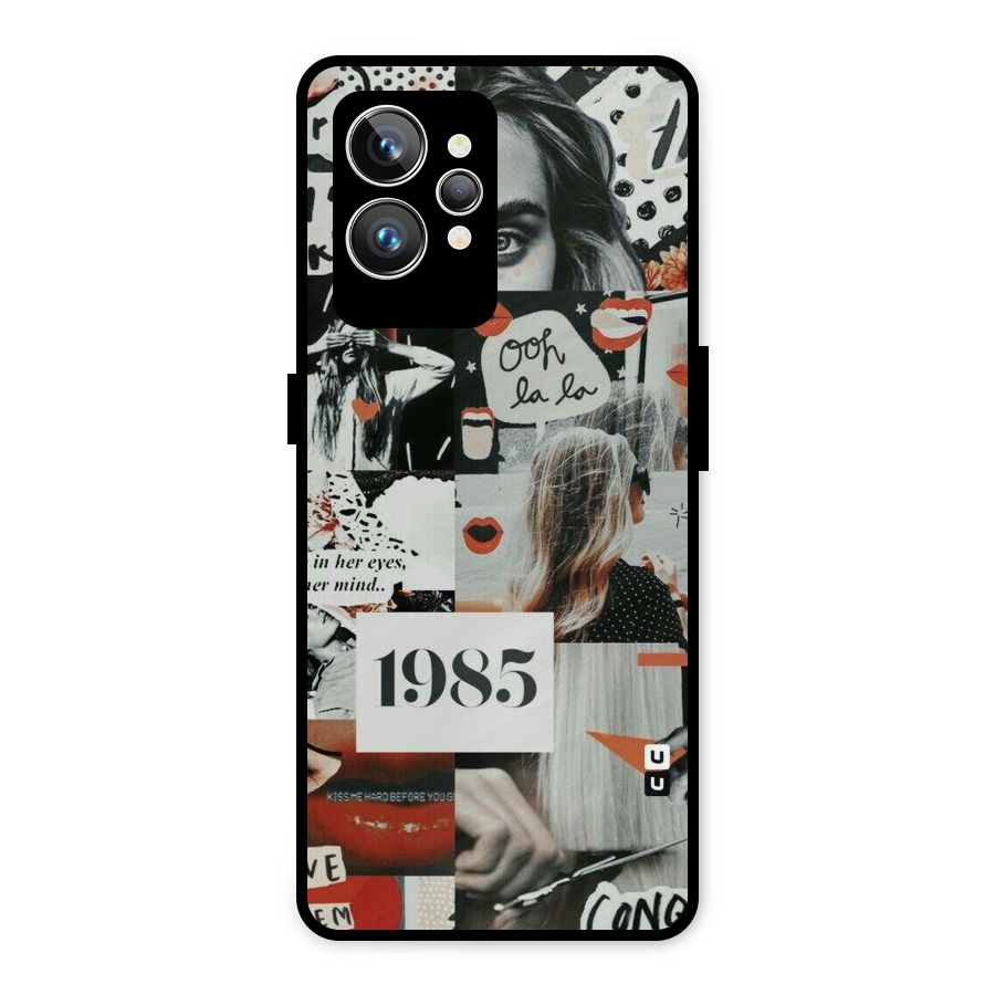 Retro Pattern Metal Back Case for Realme GT2 Pro