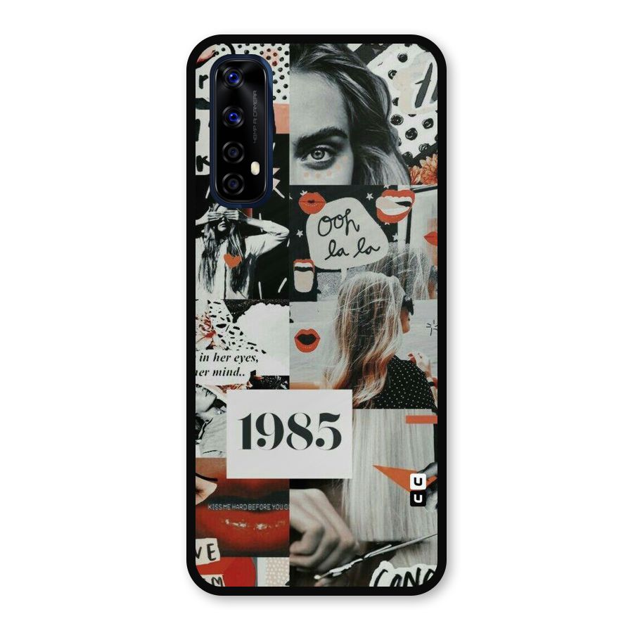 Retro Pattern Metal Back Case for Realme Narzo 20 Pro