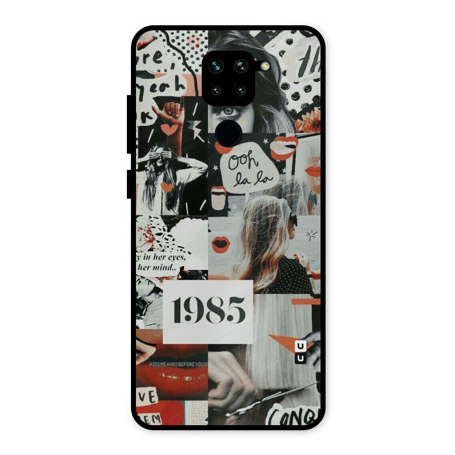 Retro Pattern Metal Back Case for Redmi Note 9