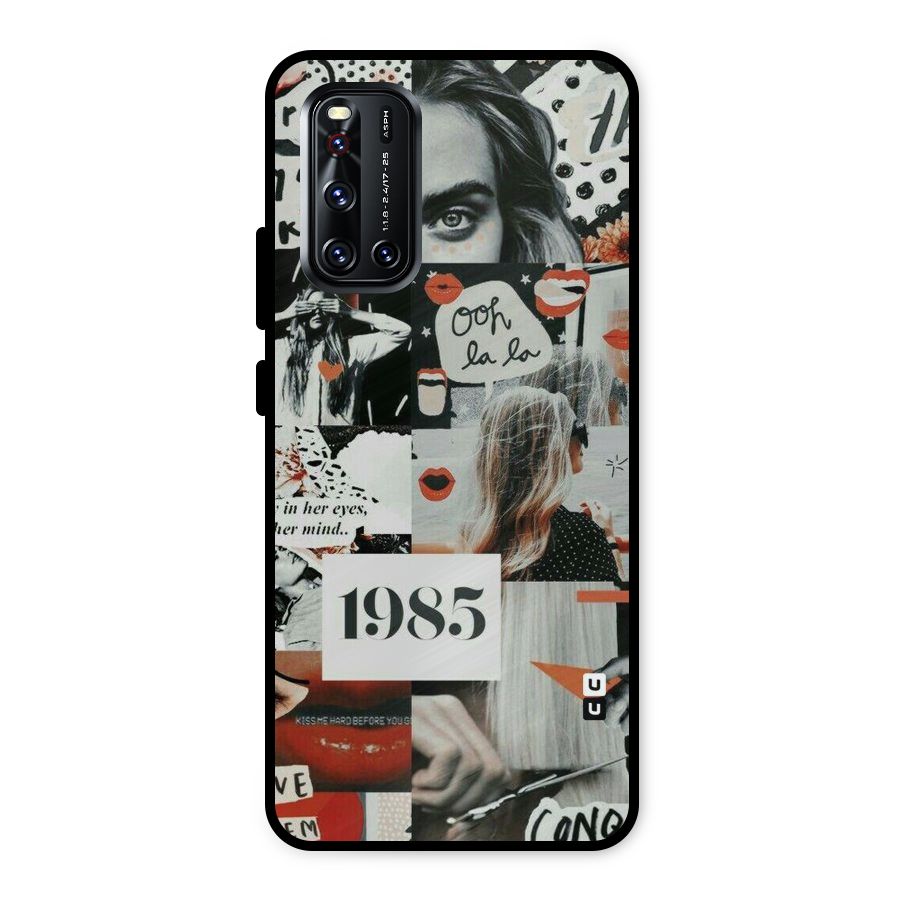 Retro Pattern Metal Back Case for Vivo V19
