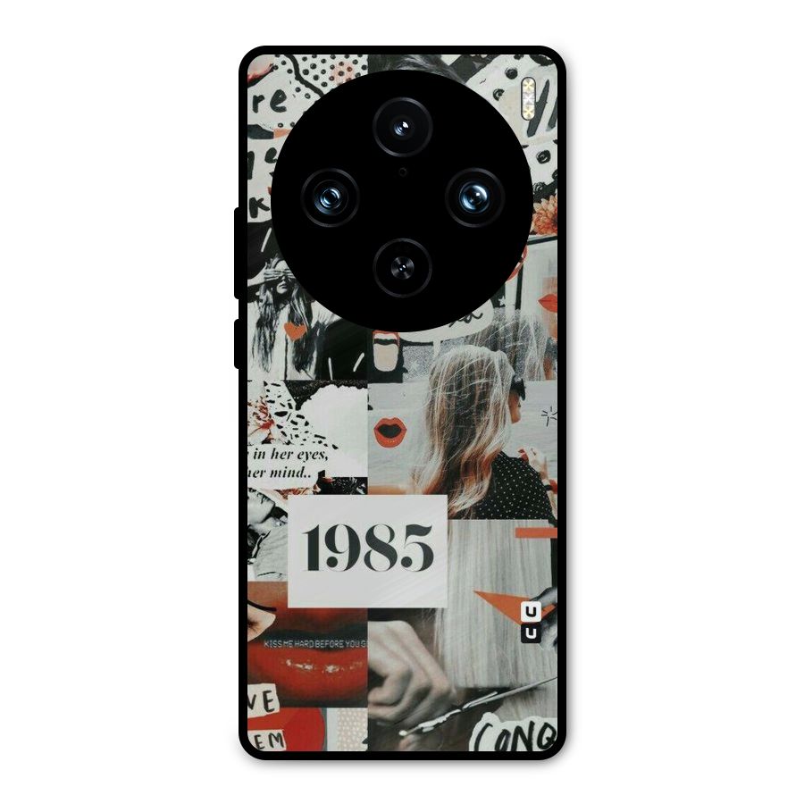 Retro Pattern Metal Back Case for Vivo X100 Pro