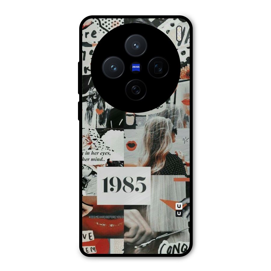 Retro Pattern Metal Back Case for Vivo X200