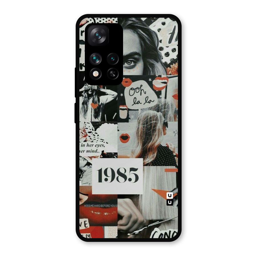 Retro Pattern Metal Back Case for Xiaomi 11i Hypercharge 5G