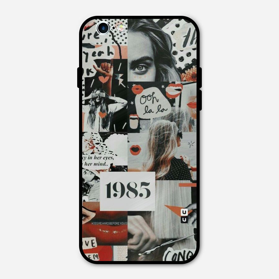 Retro Pattern Metal Back Case for iPhone 6 6s