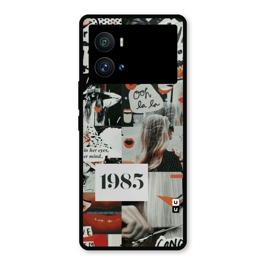 Retro Pattern Metal Back Case for iQOO 9 Pro