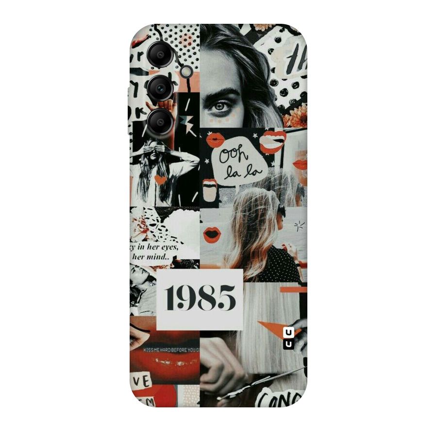 Retro Pattern Original Polycarbonate Back Case for Galaxy A14 5G