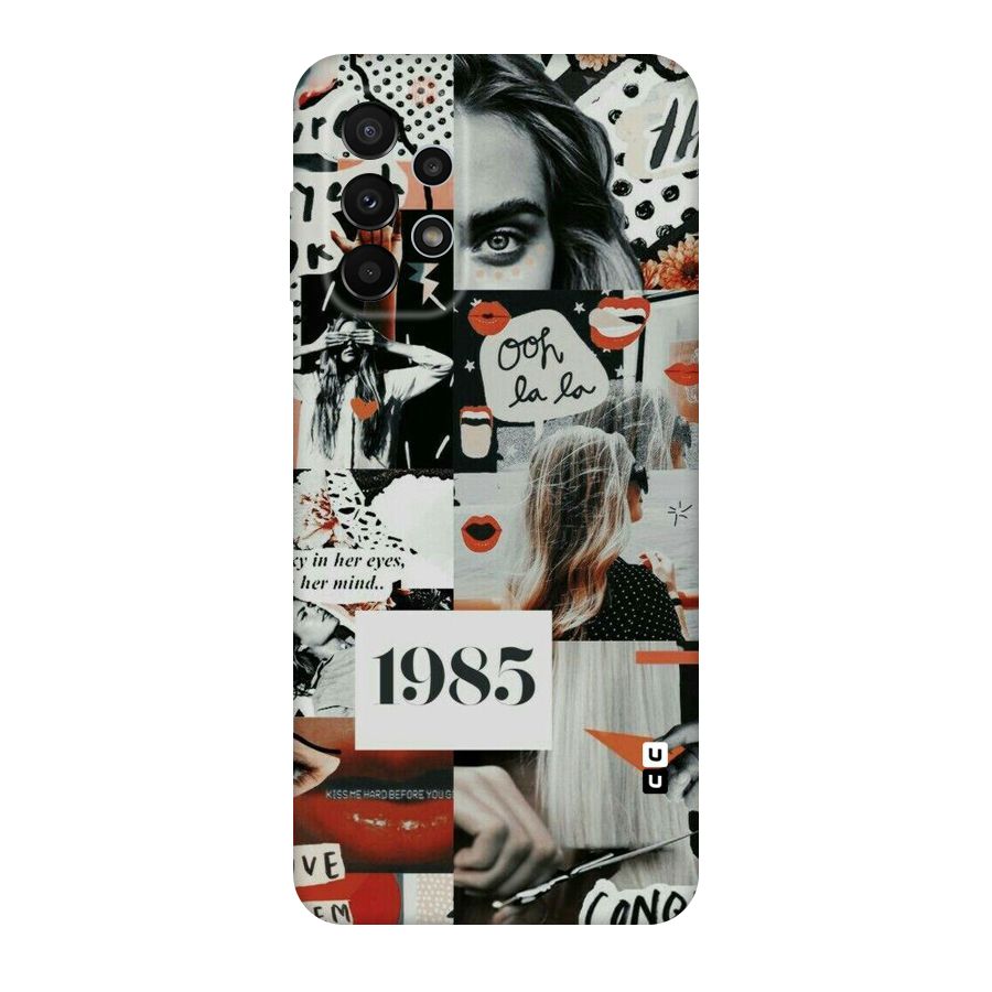 Retro Pattern Original Polycarbonate Back Case for Galaxy A23
