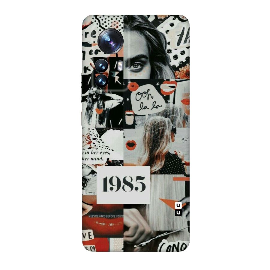 Retro Pattern Original Polycarbonate Back Case for Xiaomi 12 Pro