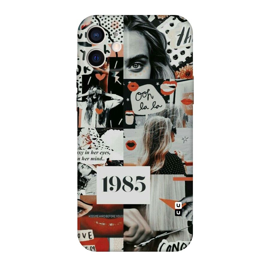 Retro Pattern Original Polycarbonate Back Case for iPhone 12