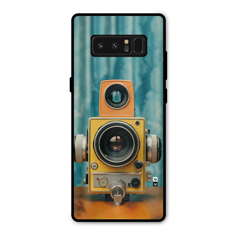Retro Projector Metal Back Case for Galaxy Note 8