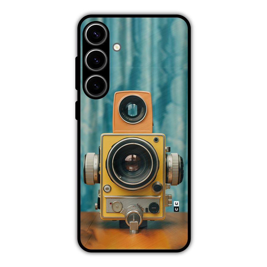 Retro Projector Metal Back Case for Galaxy S24 Plus